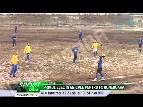 PRIMUL EȘEC ÎN AMICALE PENTRU FC HUNEDOARA