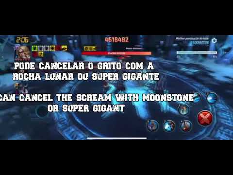 SUPER GIGANTE E ROCHA LUNAR NA BAX DE VILÃO FEMININO - TEMPORADA SILÊNCIO - MARVEL FUTURE FIGHT