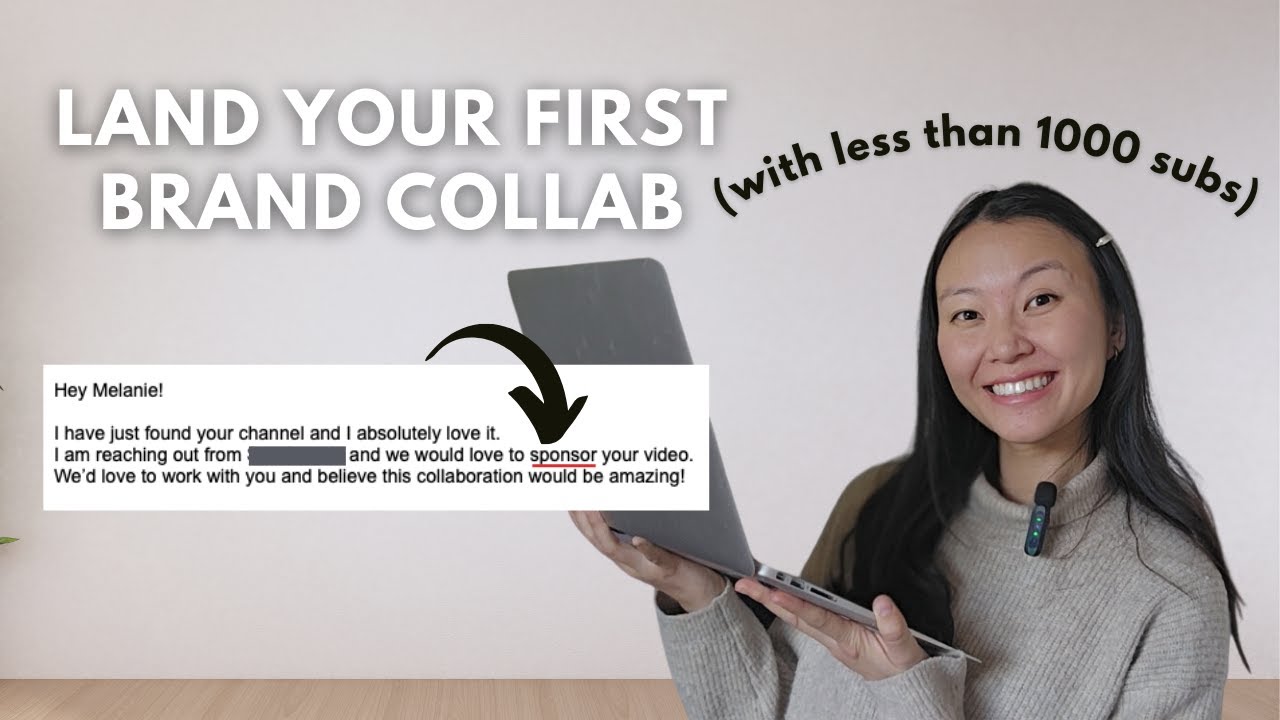 how I got my first Youtube brand collab with less than 1,000 subs (and how you can too)