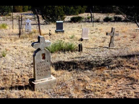 Very scary moment at an old cemetery in the mountains