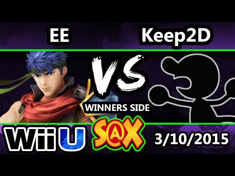 S@X - VGz | EE (Ike, Lucario) Vs. Keep2D (G&W) SSB4 Tournament - Smash 4 - Smash Wii U