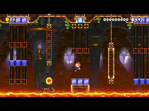 Super Mario Maker 2 - Broken Switches & Fiery Ditches by nabuz - No Commentary