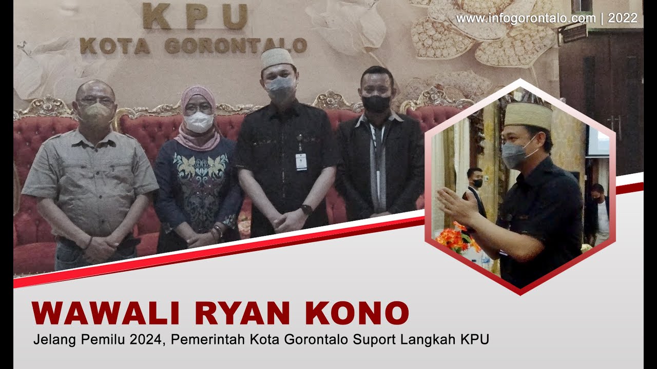 Jelang Pemilu 2024, Wawali Ryan suport penuh langkah KPU Kota Gorontalo