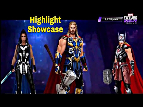 Thor Update Livestream Highlight And All Characters Showcase - Marvel Future Fight