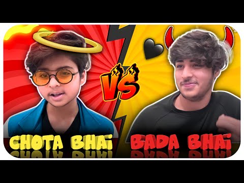 CHOTA BHAI VS BADA BHAI 😇⚡😈 | MINKU VS RAJ | @RajGrover005