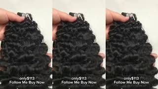 lovebeautywig | 18inch Off Black Burmese Curly Tape In Hair Extensions Human Hair 100g#tapeins