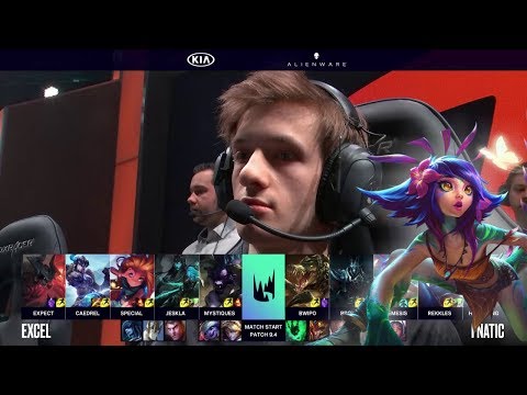 Fnatic vs Excel Esports | S9 LEC Spring 2019 Week 8 Day 2 | FNC vs XL W8D2