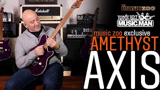 Video thumbnail for Ernie Ball Music Man Axis in Music Zoo Exclusive Amethyst: Review & Playthrough! by The Music Zoo