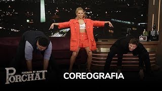Luísa Sonza ensina Porchat e Paulo Vieira a dançarem Boa Menina