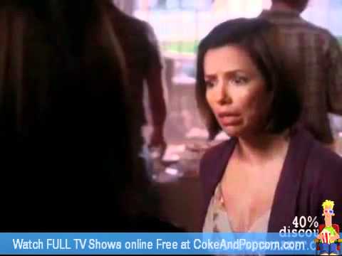 Desperate Housewives trailer frame highlighting main cast around dinner table