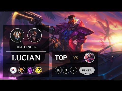 Lucian Top vs Irelia - KR Challenger Patch 9.24