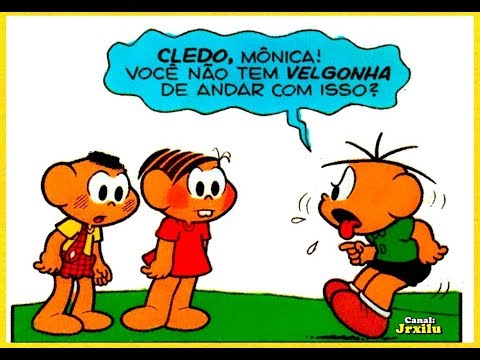 Cebolinha e Mônica - A bela - Quadrinhos Turma da Mônica
