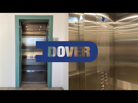 Freshly-Modded Dover Black Button Hydraulic Elevator - Tower Plaza Garage - San Mateo, CA
