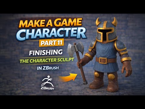 Make a Game Character (Part 11): Finalizing the Character Sculpt