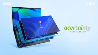 Acer acertainty – MAKE IT CERTAIN The Certainty of Security