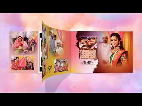 Creative Wedding Album Design #photoalbum #albumdesign #weddingalbumdesign #marriagealbumdesign