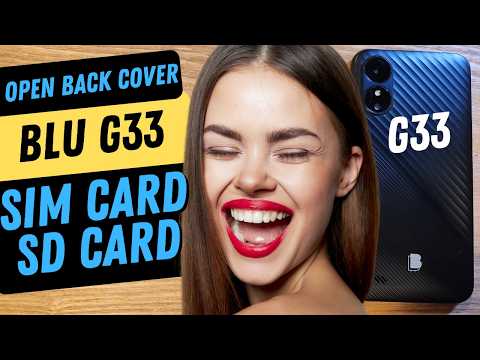 Full Guide for your Blu G33 Remove Back Cover Change Sim Card Add SD Card Change Battery