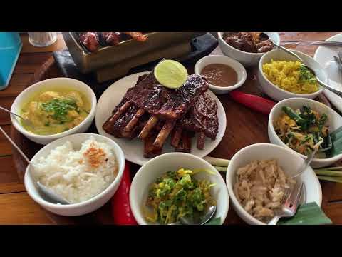 Melhores costelinha de porco em Bali - Warung Chef Bagus Restaurant