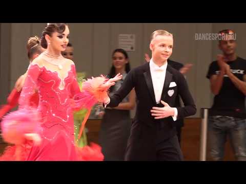 Maxim Kosharov - Elizaveta Iogan RUS | English Waltz | GOC Junior II Standard 2018