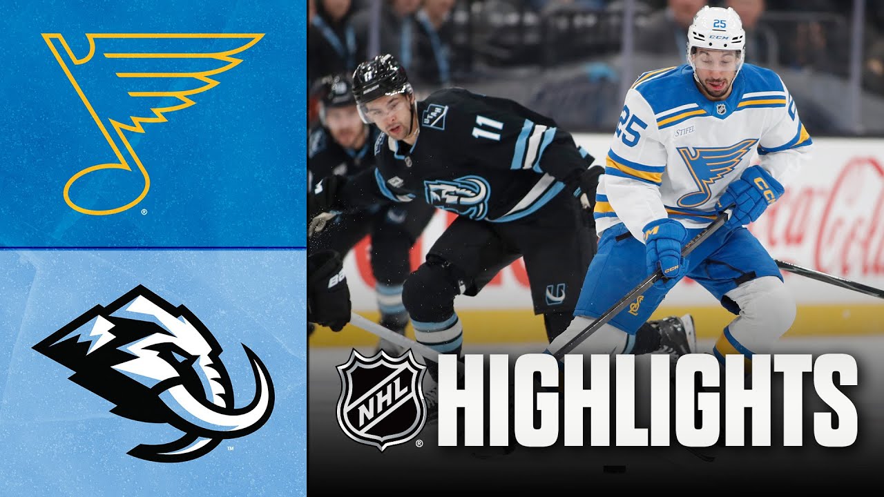 Blues vs. Mammoth | NHL Highlights | January 09, 2026