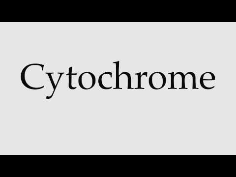 How to Pronounce Cytochrome