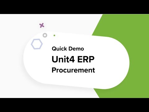 Unit4 ERP - Procurement Explainer Video