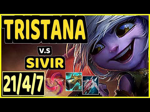 TRISTANA vs SIVIR - 21/4/7 KDA BOTTOM ADC GAMEPLAY - EUW Ranked GRANDMASTER