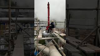 preview picture of video 'Hot Tap Pipe Line 28" x 20" Ansi Class 300'