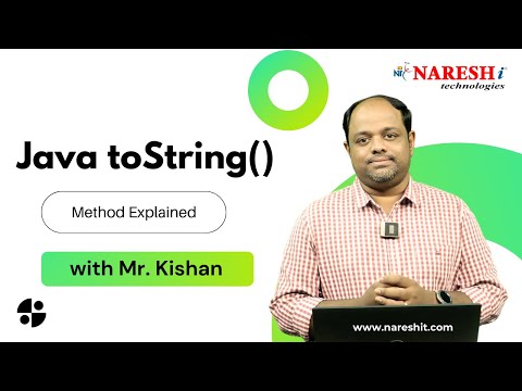 Java Tostring Method Explained Nareshit