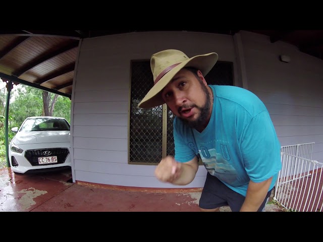 Getting hammered by Cyclone Marcus in Darwin - March 2018