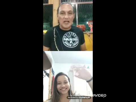 Participando da live de Mestre Rosa