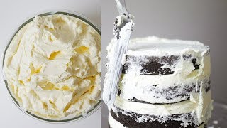 이탈리안 버터크림 만들기 | 버터크림 케이크 | 마카롱 필링 | 한세