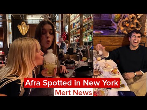Afra Saraçoğlu Spotted in New York| Mert Ramazon Demir News