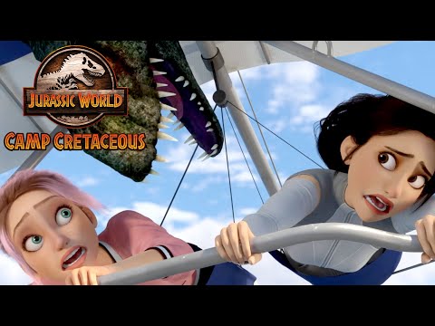 Flying with Dinosaurs | JURASSIC WORLD CAMP CRETACEOUS | Netflix