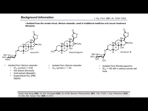 Synthesis Workshop: Synthesis of Cardiotonic Steroids with Dr. Zachary Fejedelem (Episode 78)