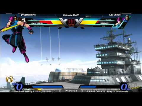 The Break #140 - uMvC3 W3 - [AG] MarlinPie VS [LB] ChrisG