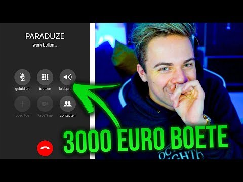 3000 EURO BETALEN VOOR PARODIE OF ANDERS?! (PRANKCALL)