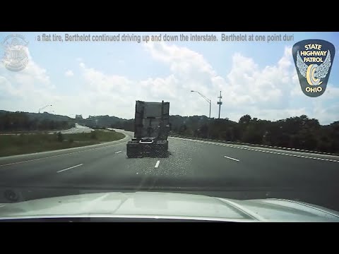 Troopers release dash cam footage of semi truck police pursuit on I 275