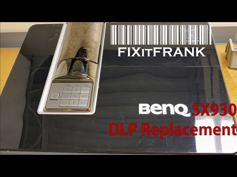BenQ SX930 DLP Projector Repair DMD Chip Replacement
