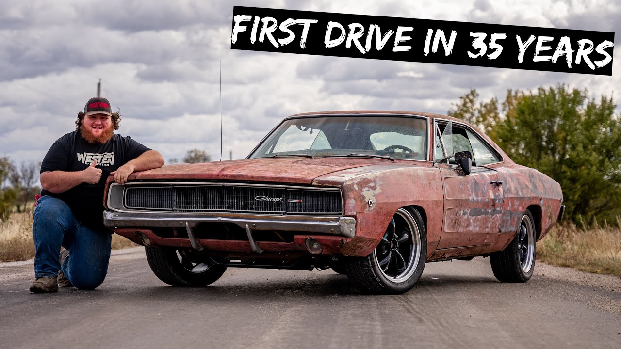 I Rescued an Abandoned Dodge Charger after 35 Years