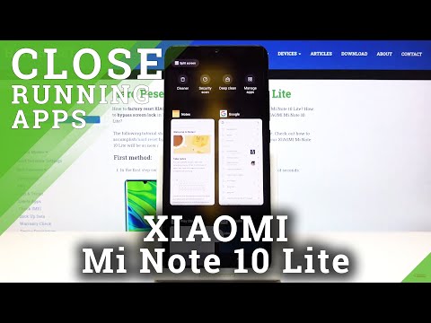 How to Turn Off Running Apps in XIAOMI Mi Note 10 – Turn Off Background Apps