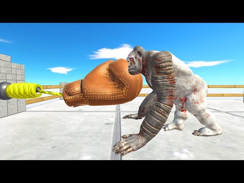 GIANT BOXING GLOVE ATTACKS UNITS | ANIMAL REVOLT BATTLE SIMULATOR