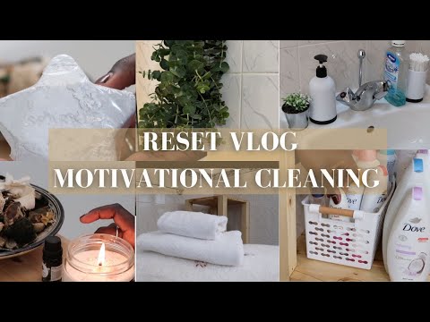2023 MOTIVATIONAL CLEANING: CLEAN WITH ME, BATHROOM RESET | DECLUTTER  & ORGANIZE WITH ME #reset