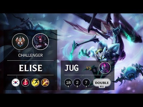 Elise Jungle vs Evelynn - KR Challenger Patch 9.9