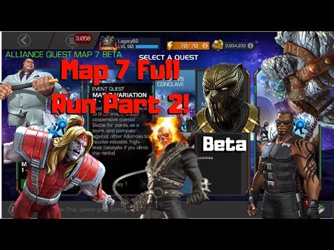 Map 7 Full Run Part 2! Omega Red/Ghost Rider/Blade 5/65! - Marvel Contest of Champions