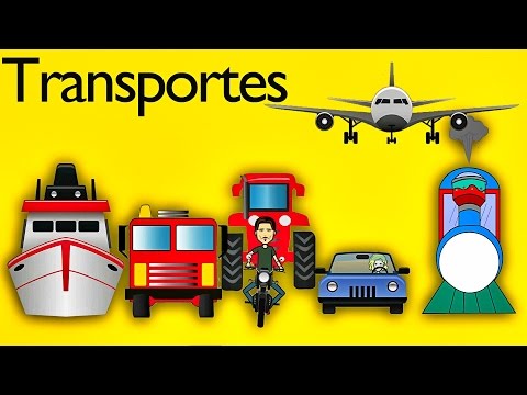 La Canción De Los Transportes para Niños - Canciones Infantiles - Videos Educativos Lunacreciente