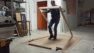 Montaggio e installazione porta interna in legno tutorial completo