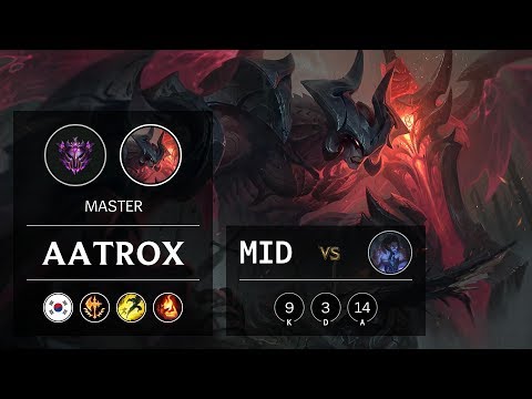 Aatrox Mid vs Sylas - KR Master Patch 9.14