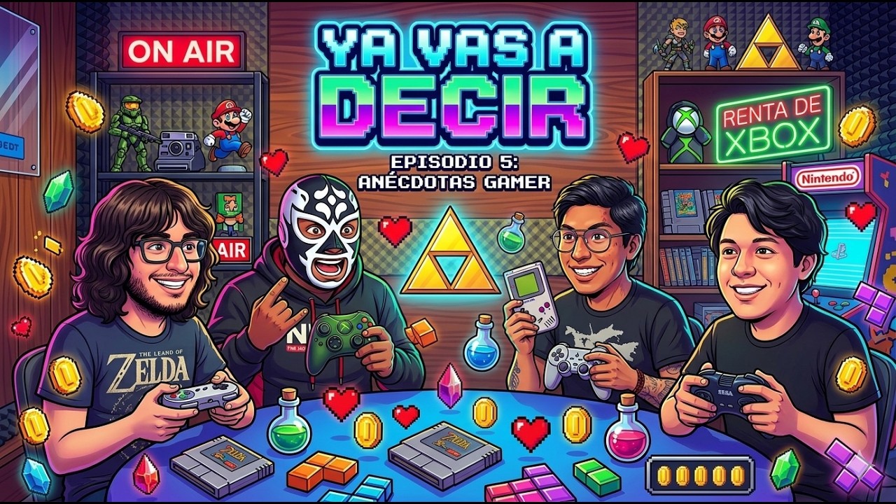 YA VAS A DECIR PODCAST EP 5 - Videojuegos de nuestra infancia, recordando los puestos de xbox y más!