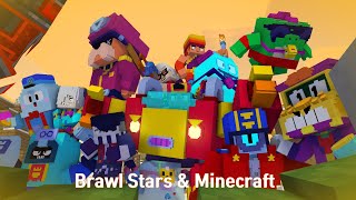 Brawl Stars & Minecraft Compilation #2 - Minecraft Animation